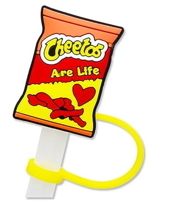 Cheetos are Life Straw tip cover