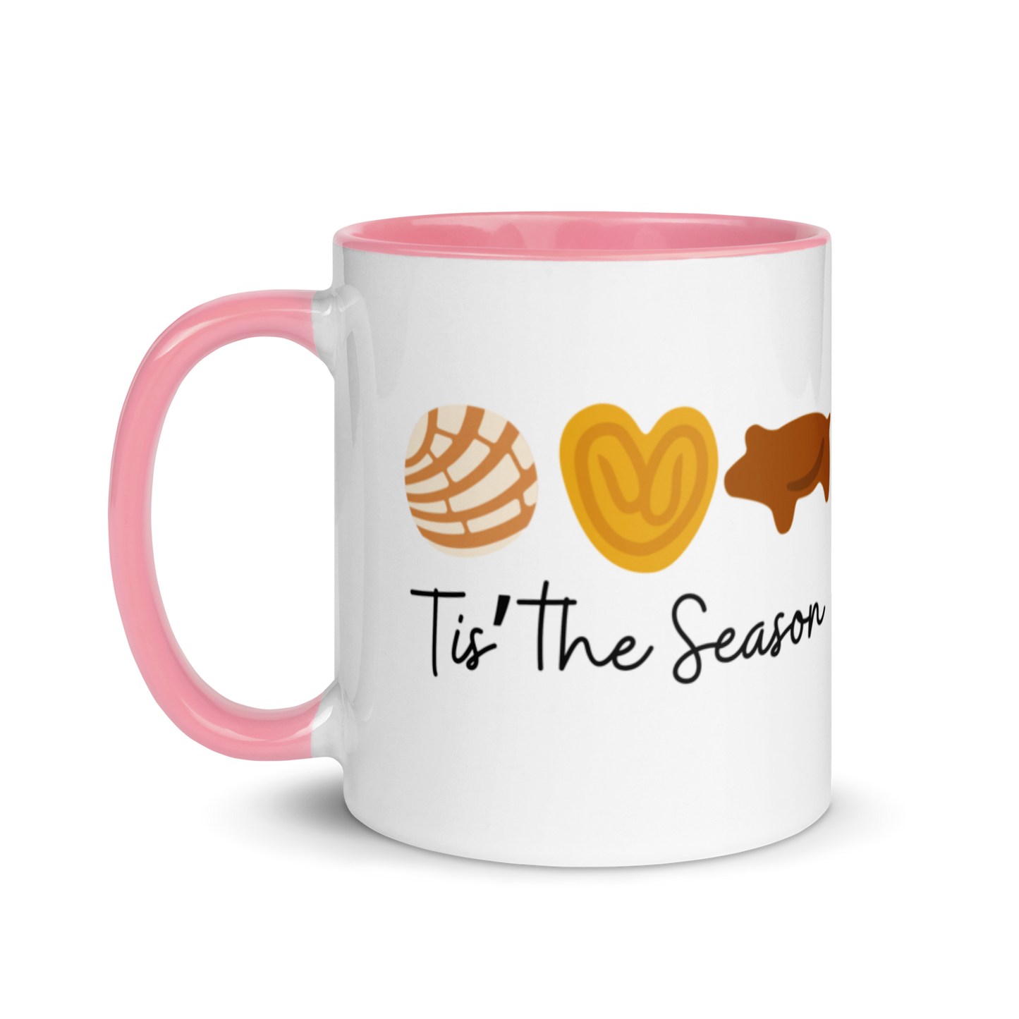 Tis' the Season for Panecito Mug with Color Inside