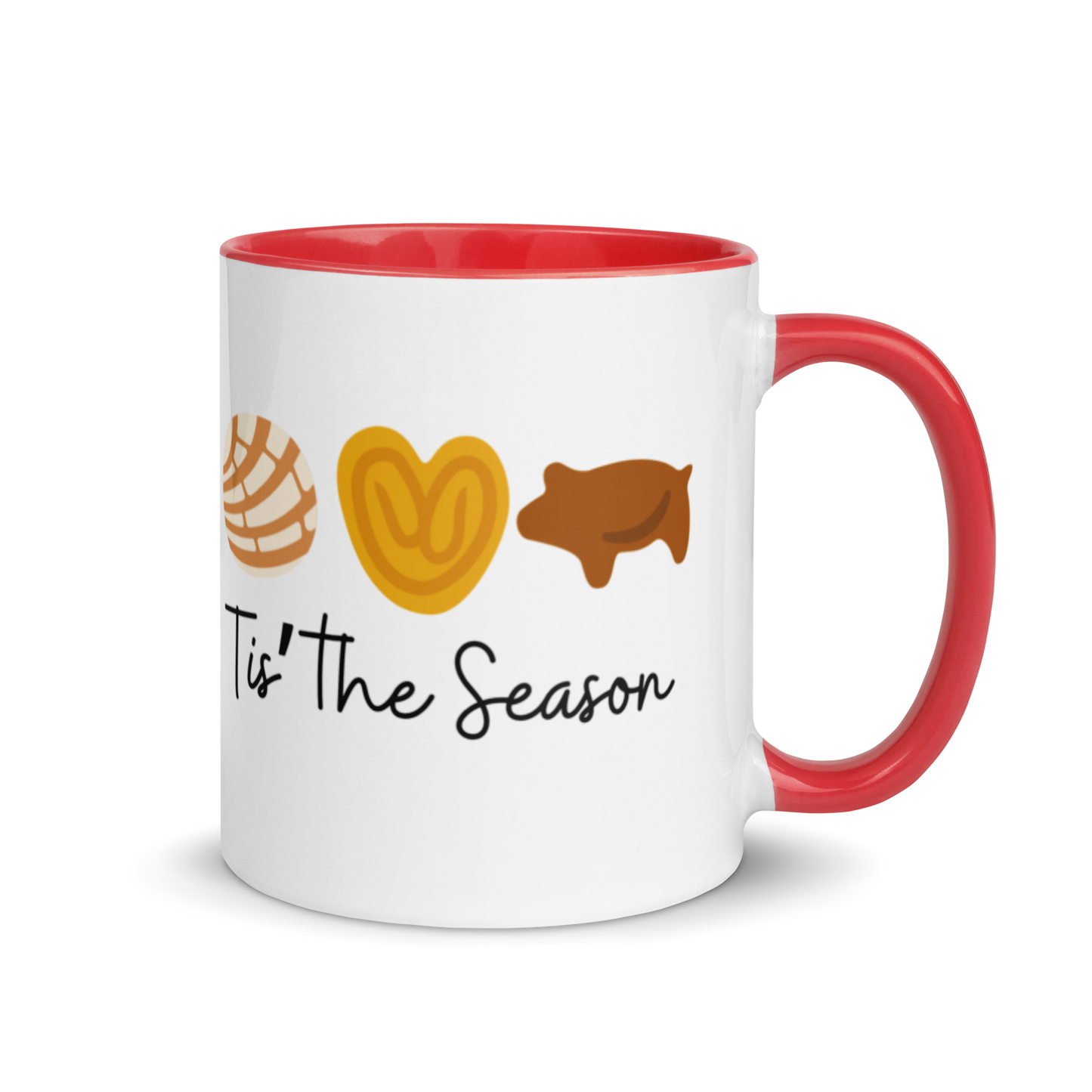 Tis' the Season for Panecito Mug with Color Inside