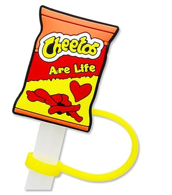 Cheetos are Life  Straw tip cover