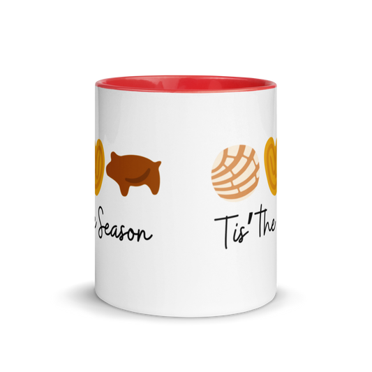 Tis' the Season for Panecito Mug with Color Inside