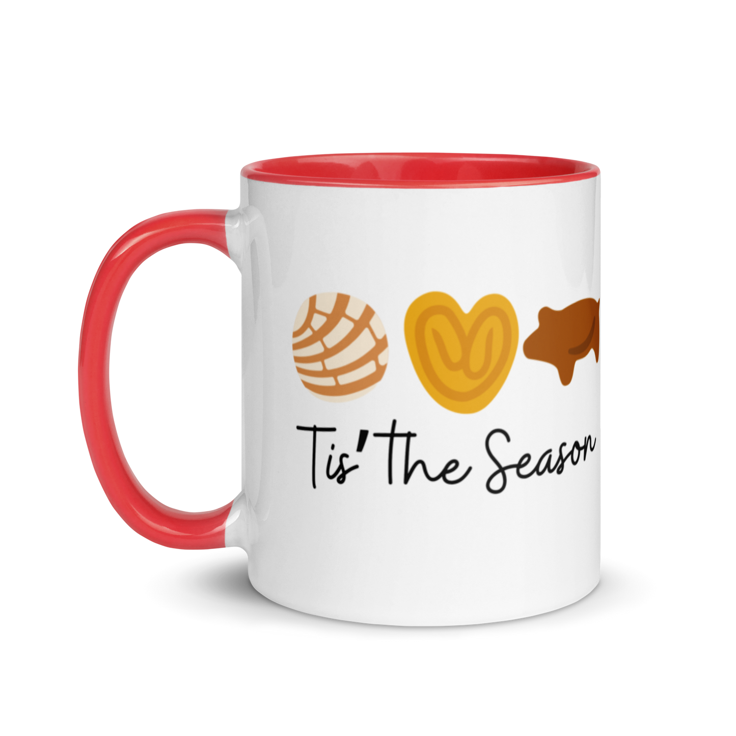 Tis' the Season for Panecito Mug with Color Inside